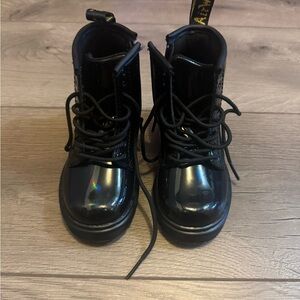 Dr. Martens Toddler 1460 Black Rainbow Boot Size 8US